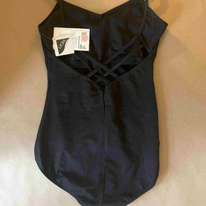 CAPEZIO - BLACK LEOTARD - ***NEW WITH TAGS***